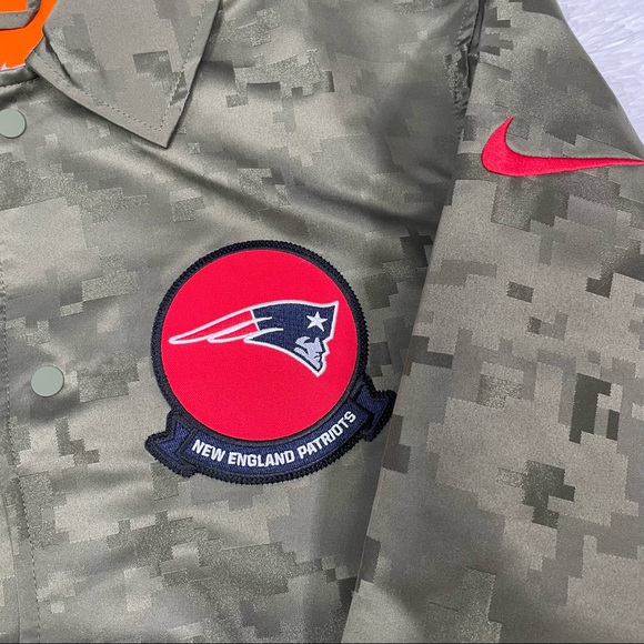 New Nike NFL New England Patriots Salute To Service Repel Jacket AT7791-222 - Picture 3 of 13